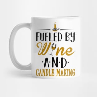 Fueled by Wine and Candle Making Mug